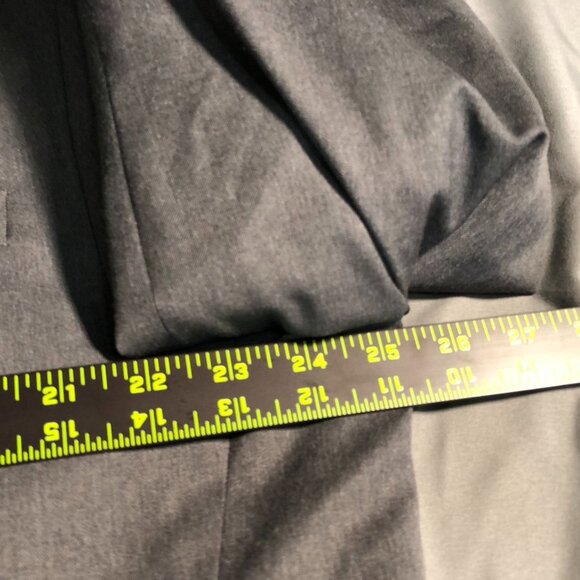 Stafford Men's Blazer Jacket 50R Gray Classic Fit Travel Stretch Double Button - Picture 5 of 16